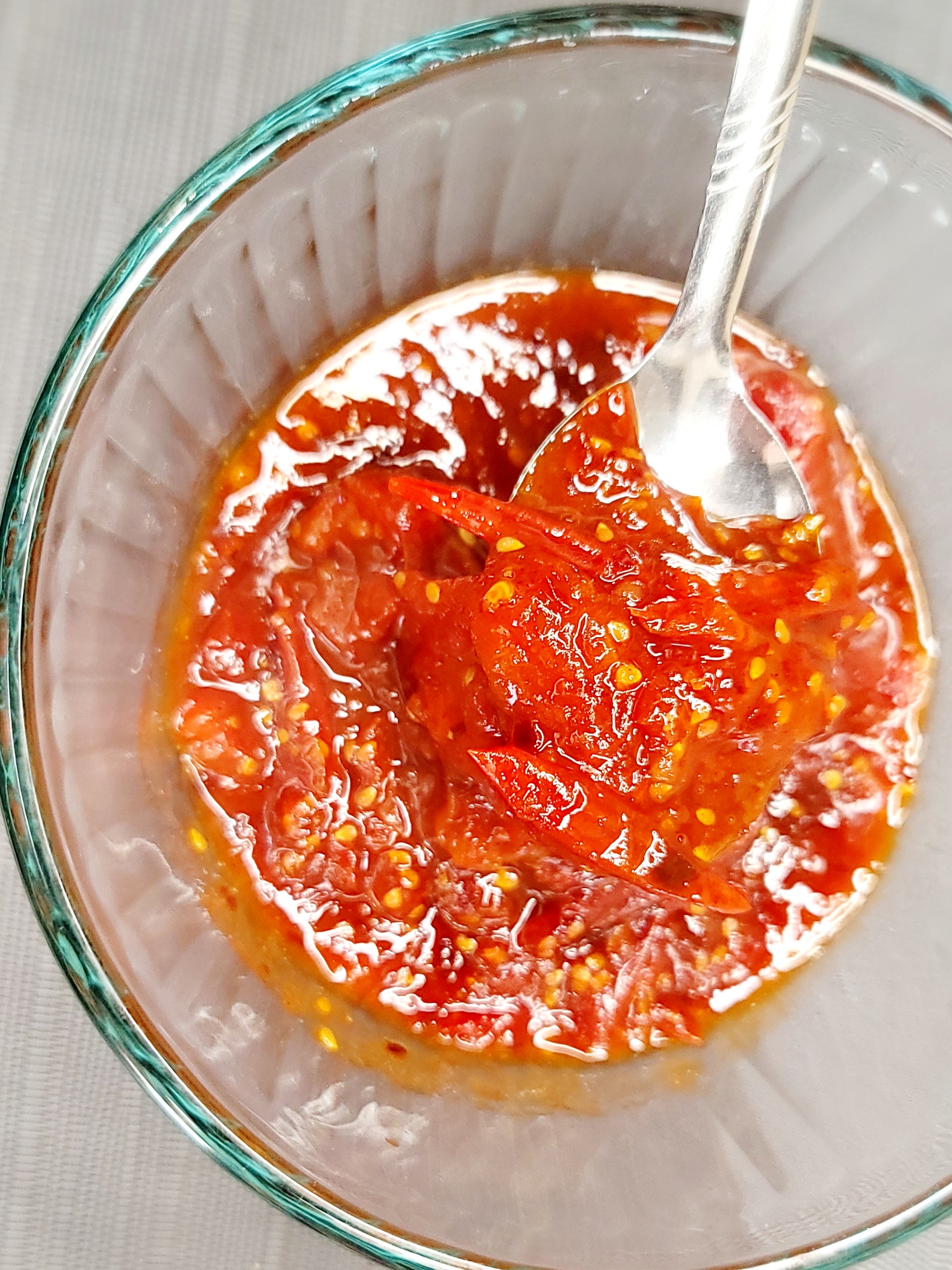 Spicy Tomato Relish - Homemade on a Weeknight