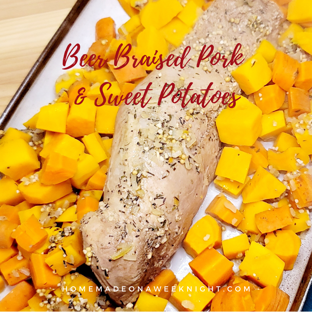Beer Braised Pork & Sweet Potatoes