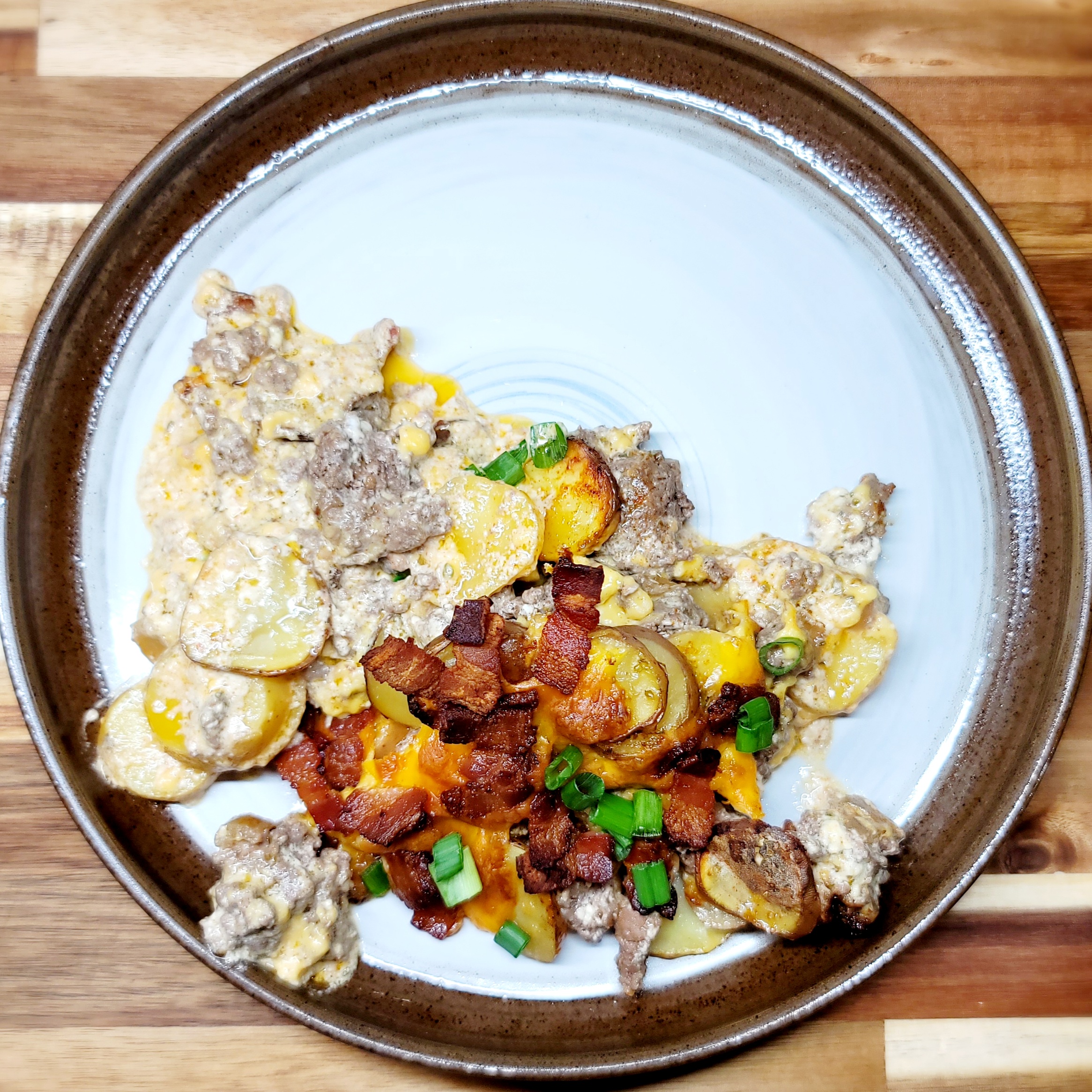 Cheesy Beef & Potato Casserole