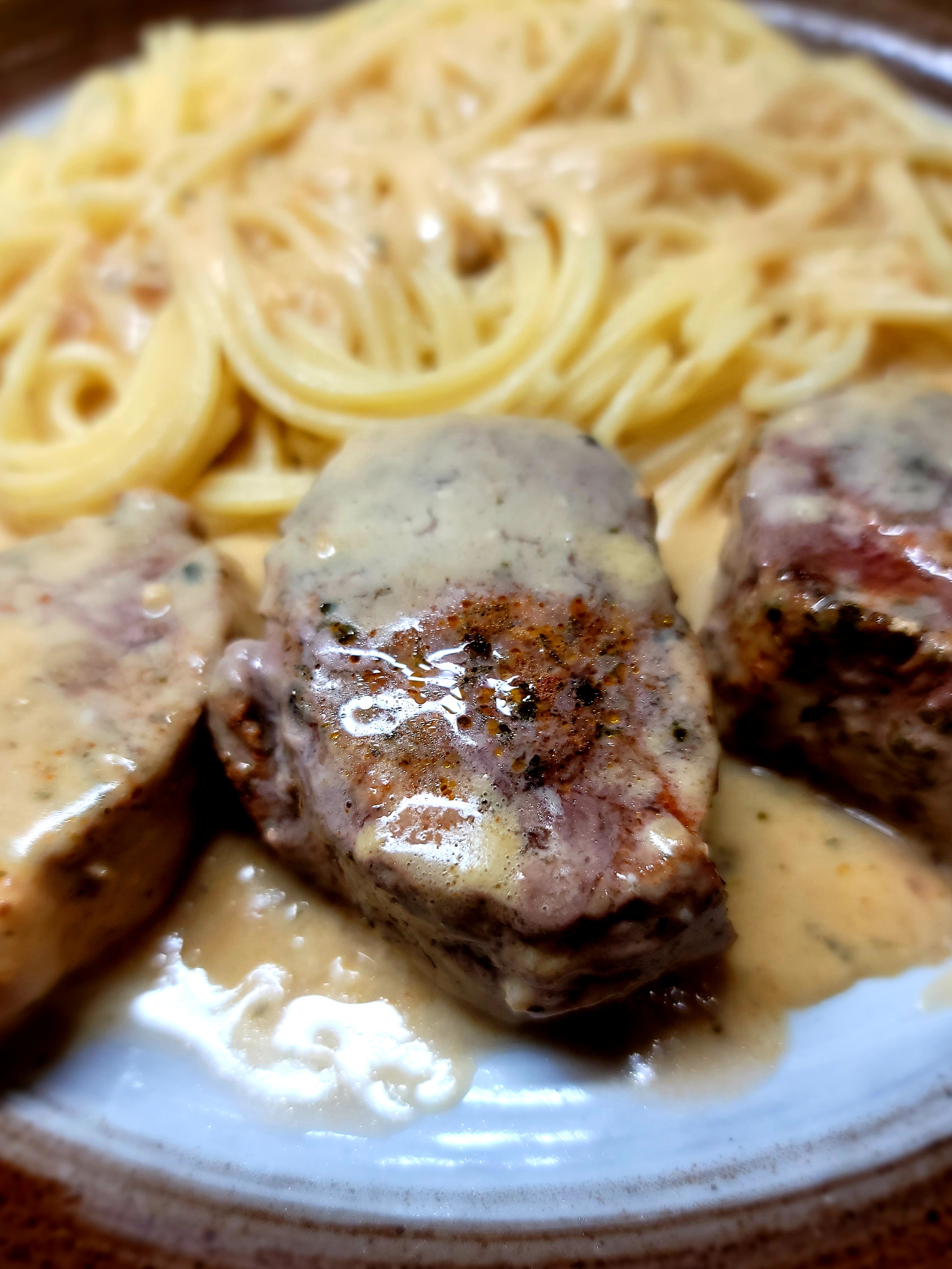 Bleu Cheese Pork & Pasta