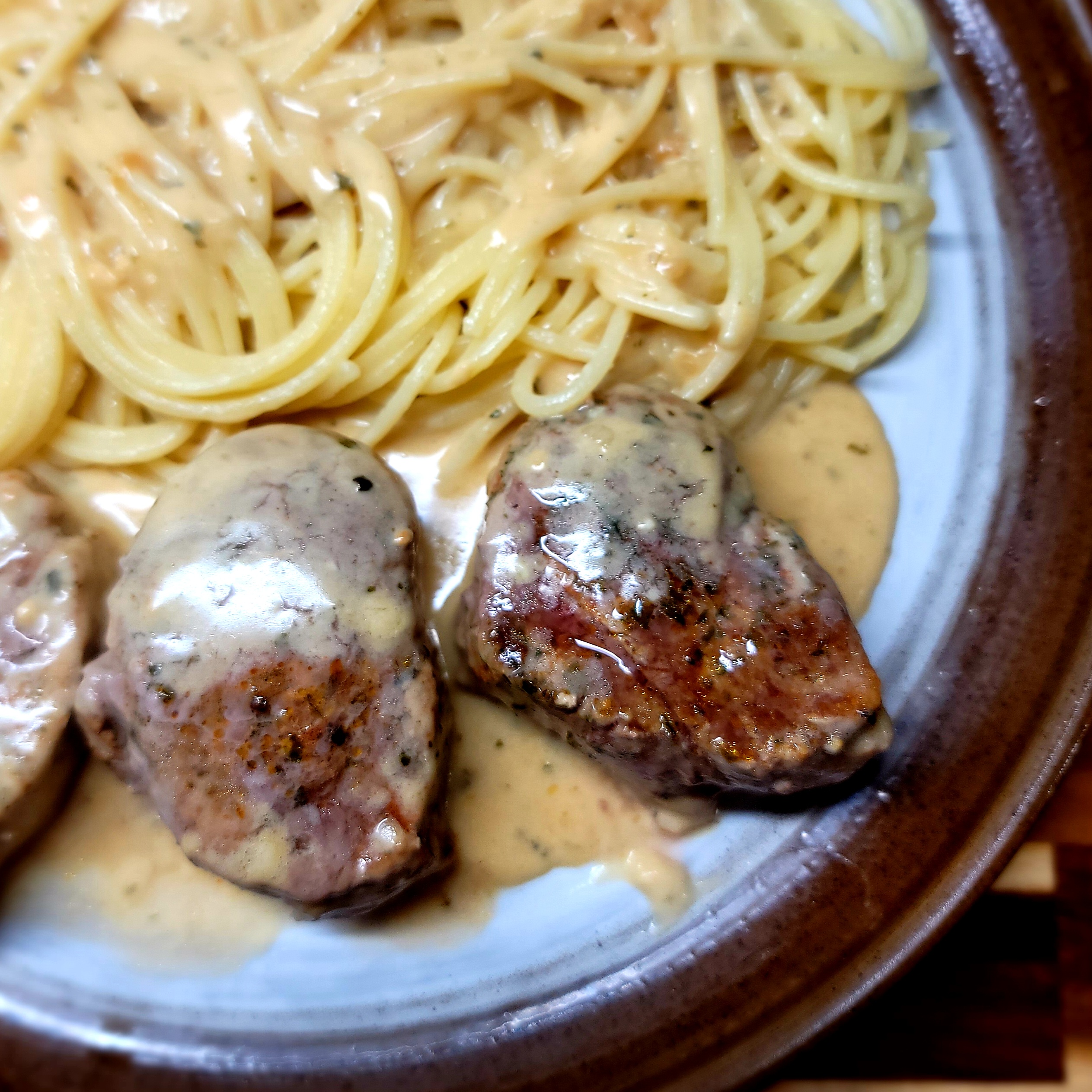 Bleu Cheese Pork & Pasta