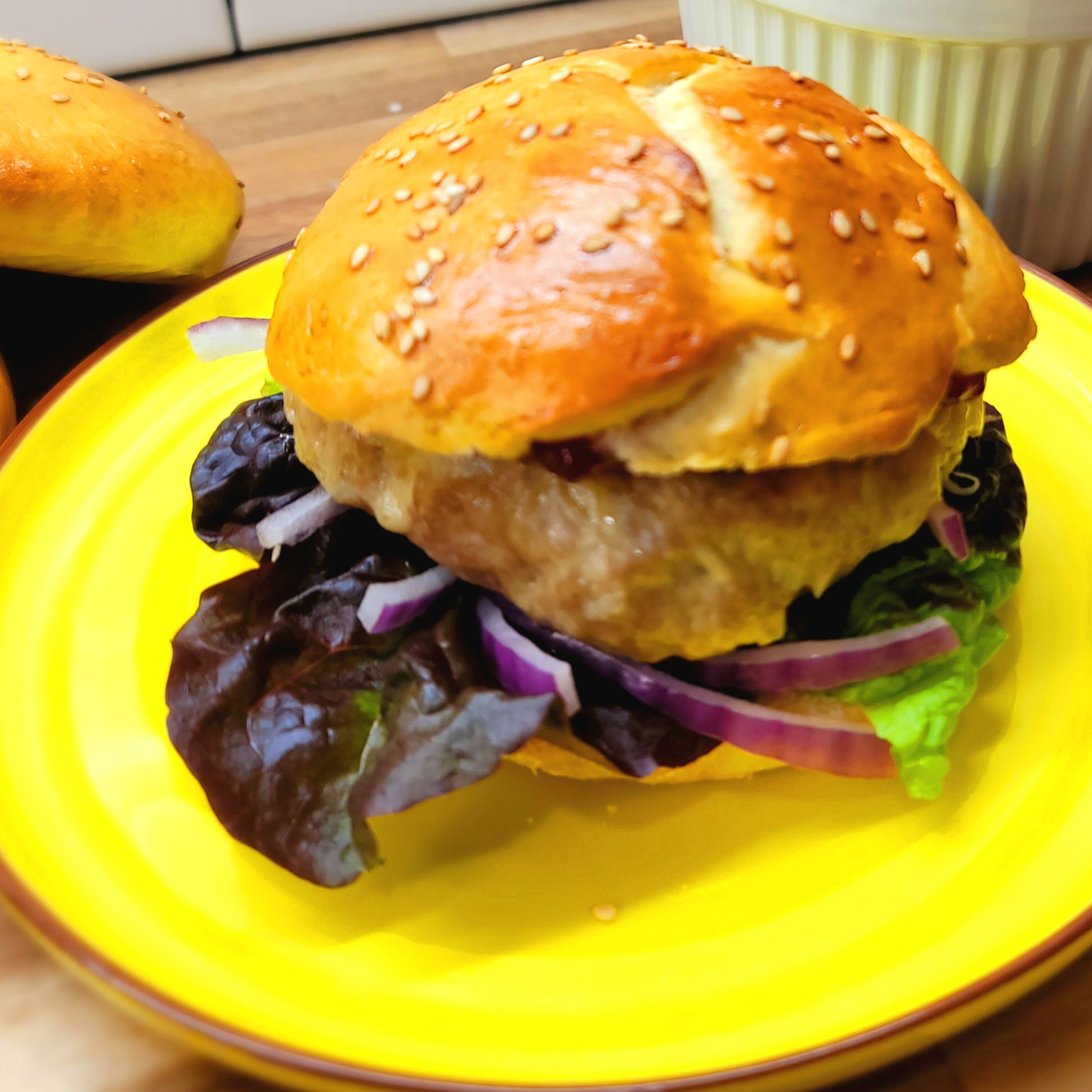Rosemary Lemon Turkey Burgers