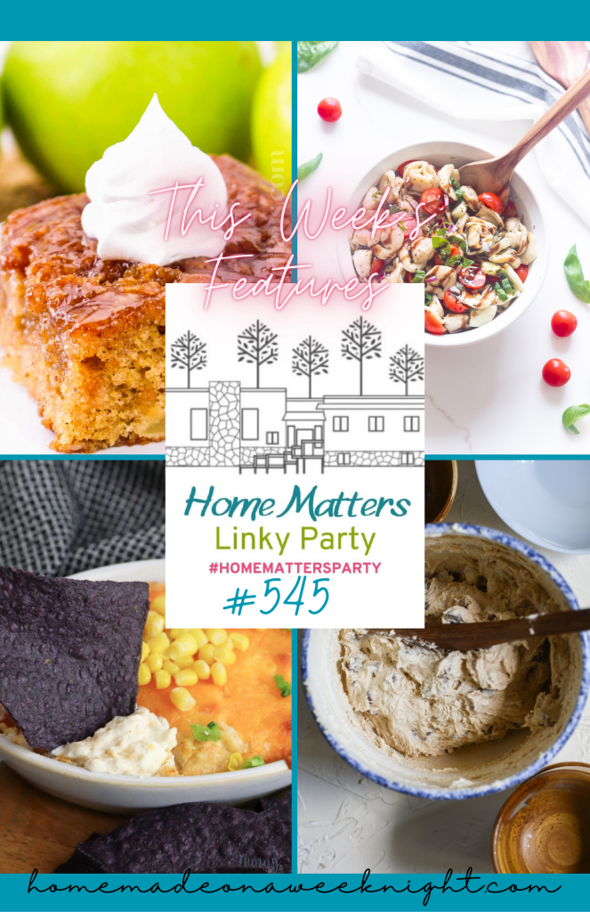Home Matters Linky Party #546 - Homemade on a Weeknight