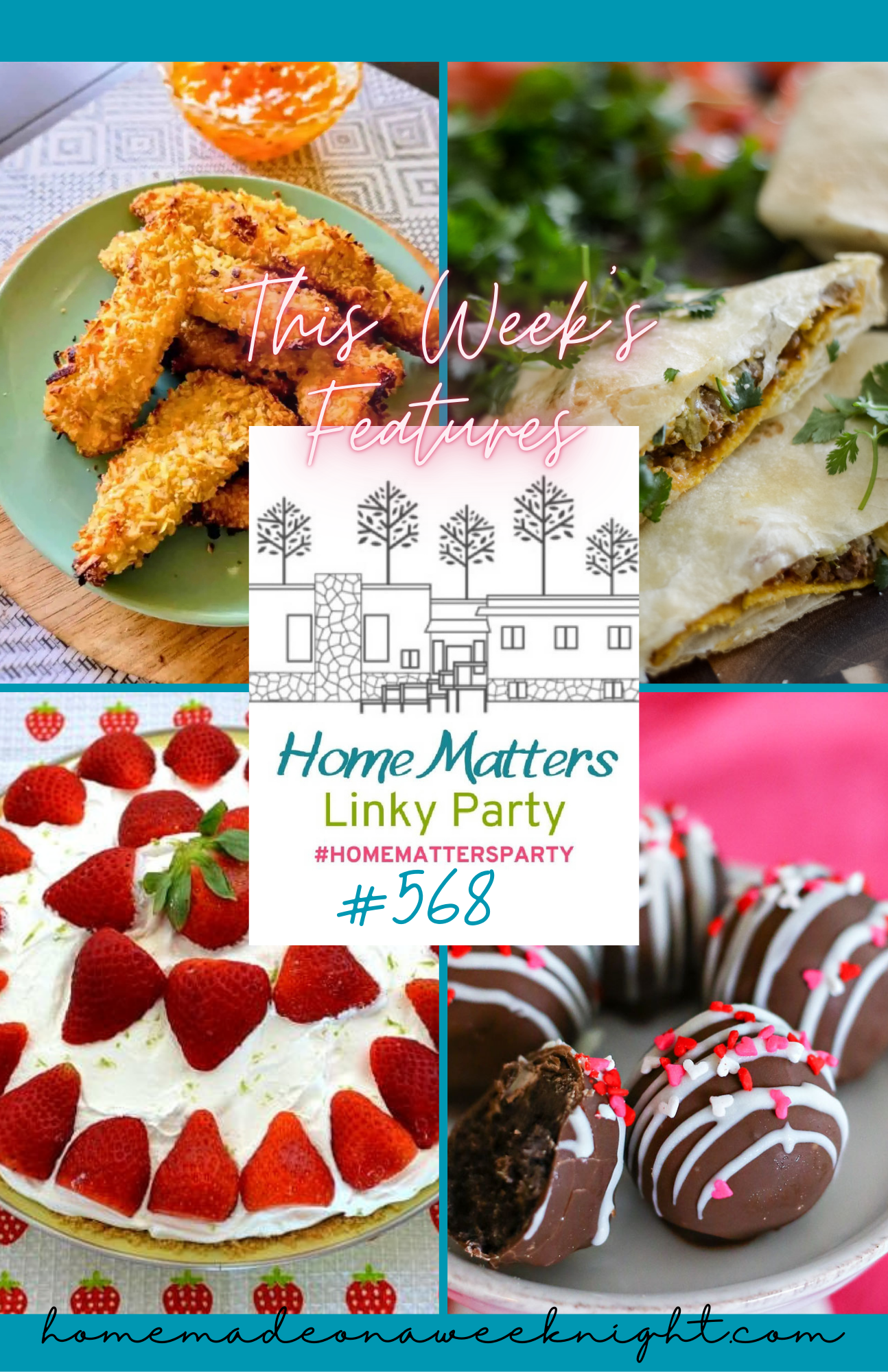 Home Matters Linky Party #569 - Homemade on a Weeknight